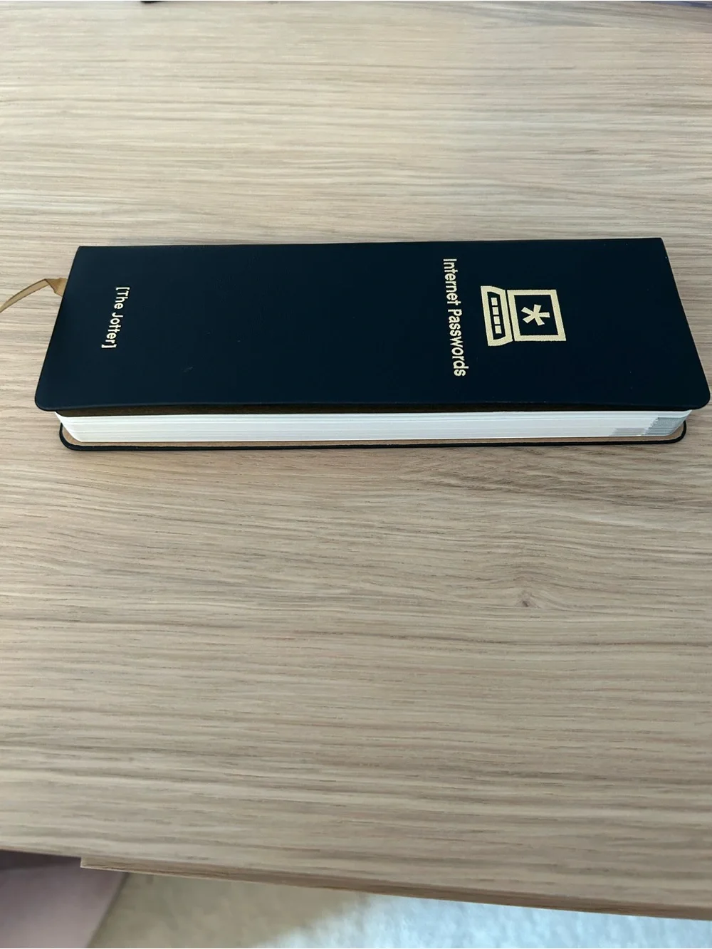 Internet Passwords The Jotter Notebook